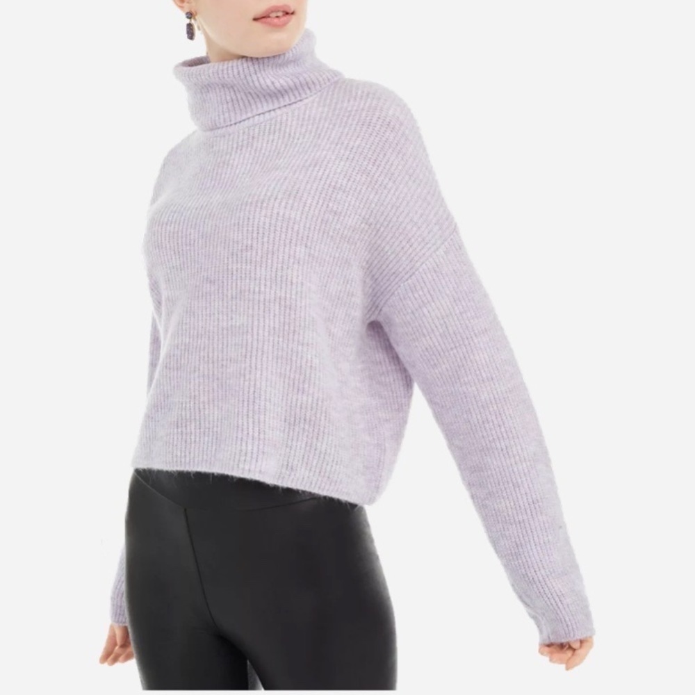 🌸New🌸Sun + Moon Purple Turtle neck Sweater M NWT